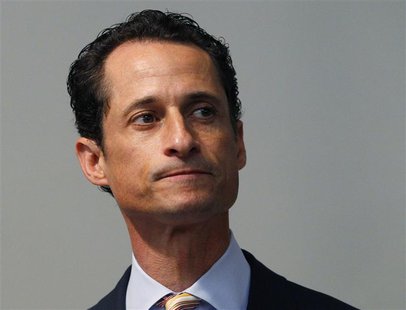 U.S. Rep. Anthony Weiner (D-NY) pauses as he announces that he will resign from the United States House of Representatives during a news con U.S. Rep. Anthony Weiner (D-NY) pauses as he announces that he will resign from the United States House of Representatives during a news con