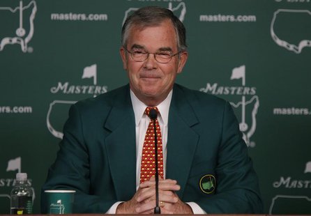 Augusta National Golf Club's chairman Billy Payne speaks at a press conference during a practice round for the 2011 Masters golf tournament Augusta National Golf Club's chairman Billy Payne speaks at a press conference during a practice round for the 2011 Masters golf tournament