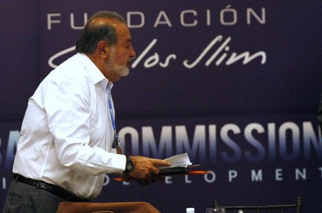 Mexican businessman Carlos Slim attends the seventh meeting of the U.N. Broadband Commission for Digital Development in Mexico City March 17 Mexican businessman Carlos Slim attends the seventh meeting of the U.N. Broadband Commission for Digital Development in Mexico City March 17