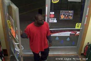 Grand Chute police are working to identify a person of interest in a convenience store robbery on Sunday, April 7, 2013. Grand Chute police are working to identify a person of interest in a convenience store robbery on Sunday, April 7, 2013.