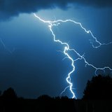 Wind, rain and lightning Wind, rain and lightning