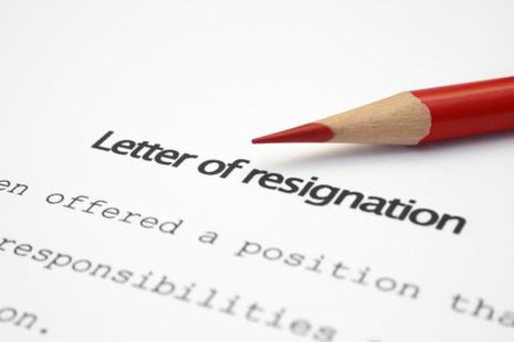 letter of resignation letter of resignation