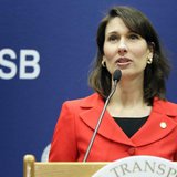 National Transportation Safety Board Chairman Deborah A. P. Hersman briefs reporters on the NTSB's ongoing investigative work being done on National Transportation Safety Board Chairman Deborah A. P. Hersman briefs reporters on the NTSB's ongoing investigative work being done on