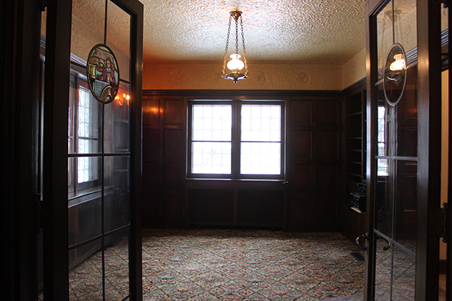 The mansion before the project