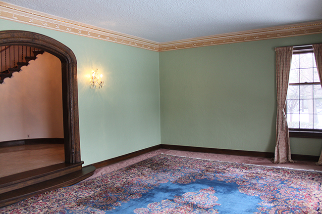 The mansion before the project