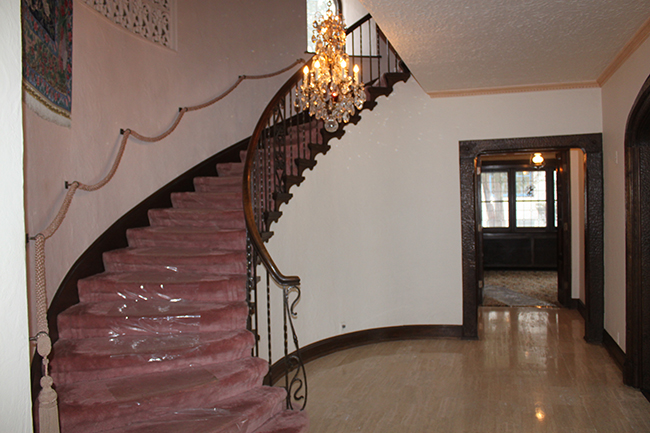 The mansion before the project