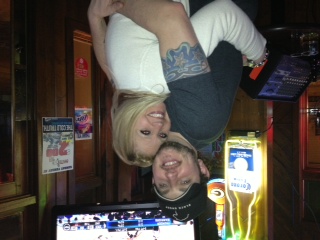 Vanessa and Jeremy...apparently someone was holding the camera upside down.