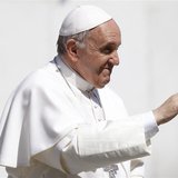Pope Francis waves as he leads the weekly audience in Saint Peter's Square at the Vatican April 10, 2013. REUTERS/Giampiero Sposito Pope Francis waves as he leads the weekly audience in Saint Peter's Square at the Vatican April 10, 2013. REUTERS/Giampiero Sposito