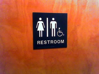 Restroom sign - Flickr photo by Jess Johnson Restroom sign - Flickr photo by Jess Johnson