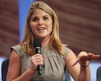 Jenna Bush Hager, daughter of former U.S. President George W. Bush, participates in a panel discussion at the Clinton Global Initiative in N Jenna Bush Hager, daughter of former U.S. President George W. Bush, participates in a panel discussion at the Clinton Global Initiative in N