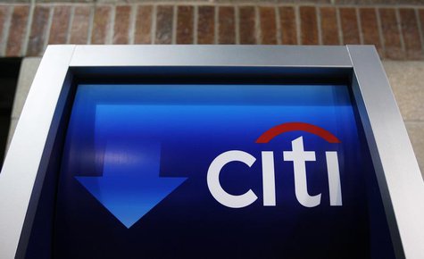A Citi group logo can be seen on an automatic teller machine in Citi Field during an MLB exhibition game between the New York Mets and the B A Citi group logo can be seen on an automatic teller machine in Citi Field during an MLB exhibition game between the New York Mets and the B