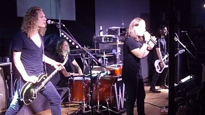 Wayland. L-R: Phil, Tyler, Mitch & Dean.