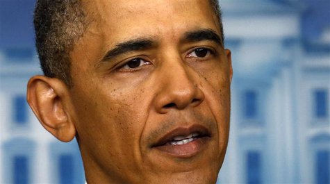 U.S. President Barack Obama makes a statement on the Boston bombing from the White House in Washington April 16, 2013. REUTERS/Kevin Lamarqu U.S. President Barack Obama makes a statement on the Boston bombing from the White House in Washington April 16, 2013. REUTERS/Kevin Lamarqu