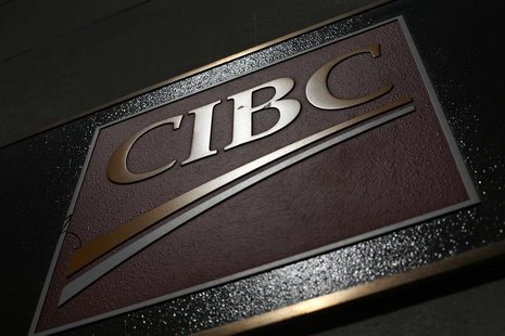 A sign is pictured outside a Canadian Imperial Bank of Commerce branch in Ottawa August 26, 2009. REUTERS/Chris Wattie A sign is pictured outside a Canadian Imperial Bank of Commerce branch in Ottawa August 26, 2009. REUTERS/Chris Wattie
