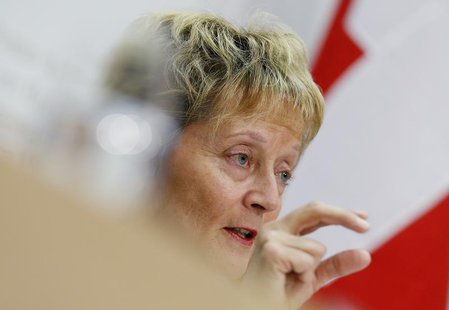 Swiss Finance Minister Eveline Widmer-Schlumpf gestures during a news conference after the weekly meeting of the Federal Council in Bern Feb Swiss Finance Minister Eveline Widmer-Schlumpf gestures during a news conference after the weekly meeting of the Federal Council in Bern Feb