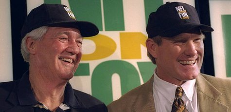 Pat Summerall and Terry Bradshaw in a 1994 photo, courtesy Fox Sports Pat Summerall and Terry Bradshaw in a 1994 photo, courtesy Fox Sports