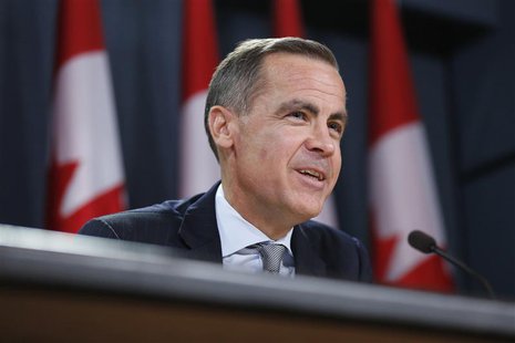 Bank of Canada Governor Mark Carney speaks during a news conference upon the release of the Monetary Policy Report in Ottawa April 17, 2013. Bank of Canada Governor Mark Carney speaks during a news conference upon the release of the Monetary Policy Report in Ottawa April 17, 2013.