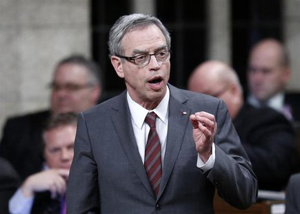 Canada's Natural Resources Minister Joe Oliver speaks during Question Period in the House of Commons on Parliament Hill in Ottawa March 26, Canada's Natural Resources Minister Joe Oliver speaks during Question Period in the House of Commons on Parliament Hill in Ottawa March 26,