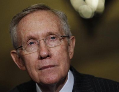 Senate Majority Leader Harry Reid (D-NV) holds a news conference on Capitol Hill in Washington April 9, 2013. REUTERS/Gary Cameron Senate Majority Leader Harry Reid (D-NV) holds a news conference on Capitol Hill in Washington April 9, 2013. REUTERS/Gary Cameron