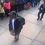 Suspects wanted for questioning in relation to the Boston Marathon bombing April 15 are revealed in this handout photo during an FBI news conference in Boston, April 18, 2013.
Credit: Reuters/FBI/Handout