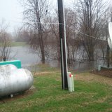 Water ponding near WHTC/WYVN studios Water ponding near WHTC/WYVN studios