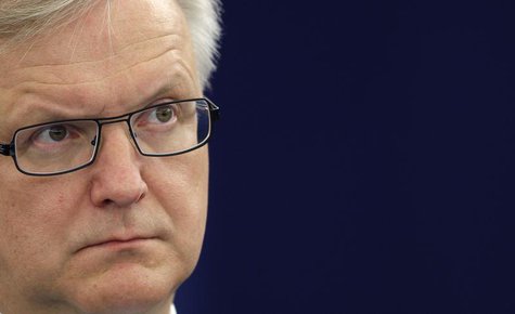 European Economic and Monetary Affairs Commissioner Olli Rehn attends a debate on the situation in Cyprus at the European Parliament in Stra European Economic and Monetary Affairs Commissioner Olli Rehn attends a debate on the situation in Cyprus at the European Parliament in Stra