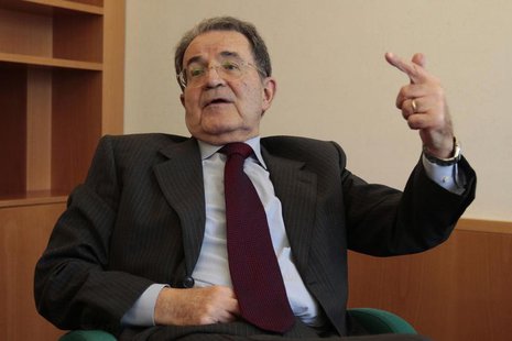 United Nations special envoy to the Sahel Romano Prodi, a former Italian prime minister, speaks during an interview with Reuters at the head United Nations special envoy to the Sahel Romano Prodi, a former Italian prime minister, speaks during an interview with Reuters at the head
