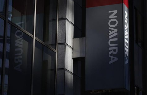 The logo of Nomura Securities is seen outside a branch office in Tokyo January 31, 2013. REUTERS/Shohei Miyano The logo of Nomura Securities is seen outside a branch office in Tokyo January 31, 2013. REUTERS/Shohei Miyano