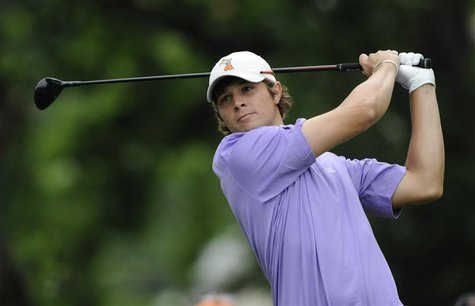 Amateur Peter Uihlein of the U.S. tees off on the third hole during the first round of the 2011 U.S. Open golf tournament at Congressional C Amateur Peter Uihlein of the U.S. tees off on the third hole during the first round of the 2011 U.S. Open golf tournament at Congressional C