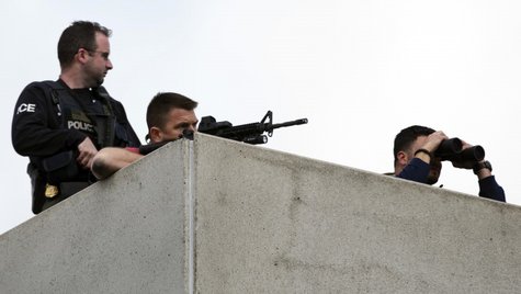 SWAT officers in WATERTOWN, Mass. SWAT officers in WATERTOWN, Mass.