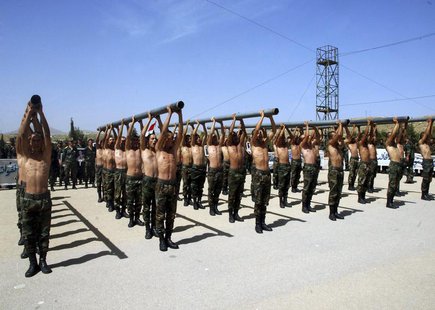Forces loyal to Syria's President Bashar al-Assad commemorate the 67th anniversary of independence to mark the day French colonialists left Forces loyal to Syria's President Bashar al-Assad commemorate the 67th anniversary of independence to mark the day French colonialists left