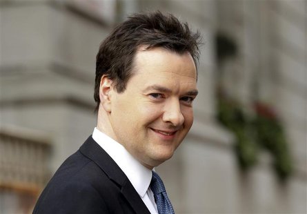 Britain's Chancellor of the Exchequer, George Osborne, leaves Millbank broadcast studios in central London March 21, 2013. REUTERS/Olivia Ha Britain's Chancellor of the Exchequer, George Osborne, leaves Millbank broadcast studios in central London March 21, 2013. REUTERS/Olivia Ha