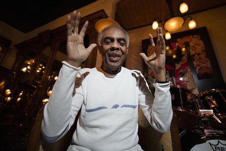 Brazilian musician Gilberto Gil poses after an interview with Reuters before his performance at the 46th Montreux Jazz Festival in this July Brazilian musician Gilberto Gil poses after an interview with Reuters before his performance at the 46th Montreux Jazz Festival in this July