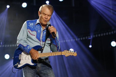 American country music artist Glen Campbell performs during the Country Music Association (CMA) Music Festival in Nashville, Tennessee June American country music artist Glen Campbell performs during the Country Music Association (CMA) Music Festival in Nashville, Tennessee June