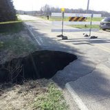 Fisher Road Wash out