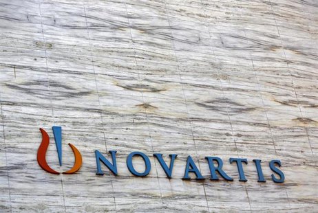 A Novartis logo is pictured on its headquarters building in Mumbai April 1, 2013. REUTERS/Vivek Prakash A Novartis logo is pictured on its headquarters building in Mumbai April 1, 2013. REUTERS/Vivek Prakash