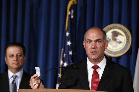 Derek Maltz (R), special agent-in-charge in the DEA special operations division during a news conference announcing arrests in two DEA narco Derek Maltz (R), special agent-in-charge in the DEA special operations division during a news conference announcing arrests in two DEA narco