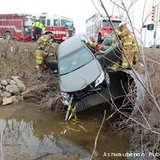 Rescue crews respond to a crash at Ashland Ave. and Cormier St. in Ashwaubenon, April 22, 2013. (courtesy of Ashwaubenon Public Safety) Rescue crews respond to a crash at Ashland Ave. and Cormier St. in Ashwaubenon, April 22, 2013. (courtesy of Ashwaubenon Public Safety)