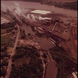 Aerial view of the Thilmany Paper Mill in Kaukauna (courtesy of Wikicommons)