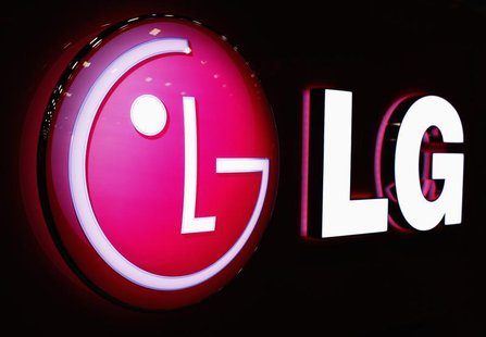 The LG logo is shown at the Cellular Telecommunications Industry Association (CTIA) Enterprise & Applications event in San Diego, California The LG logo is shown at the Cellular Telecommunications Industry Association (CTIA) Enterprise & Applications event in San Diego, California
