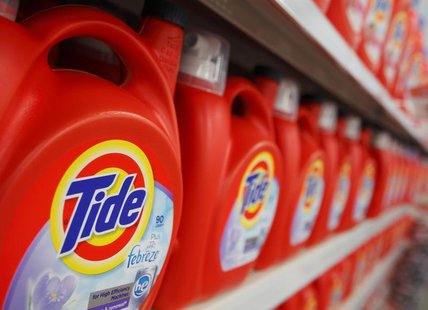 Procter & Gamble's Tide can be seen on display at a new Wal-Mart store in Chicago, January 24, 2012. REUTERS/John Gress Procter & Gamble's Tide can be seen on display at a new Wal-Mart store in Chicago, January 24, 2012. REUTERS/John Gress