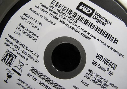 A Western Digital Corporation hard drive is pictured in Encinitas, California April 19, 2011. REUTERS/Mike Blake A Western Digital Corporation hard drive is pictured in Encinitas, California April 19, 2011. REUTERS/Mike Blake