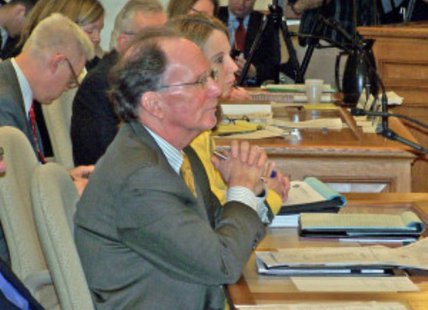 UW Chancellor Kevin Riley at a budget hearing (Photo: Wisconsin Radio Network) UW Chancellor Kevin Riley at a budget hearing (Photo: Wisconsin Radio Network)