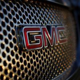 A General Motors logo is seen on a Denali vehicle for sale at the GM dealership in Carlsbad, California January 4, 2012. REUTERS/Mike Blake