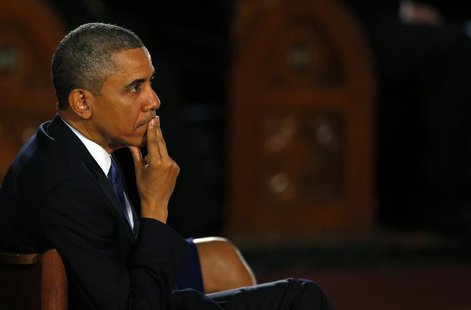 U.S. President Barack Obama attends an interfaith memorial service for the victims of the bombing at the Boston Marathon in Boston, Massachu U.S. President Barack Obama attends an interfaith memorial service for the victims of the bombing at the Boston Marathon in Boston, Massachu