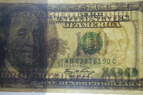 Example of fake $100 bill passed by scammer in Ashwaubenon on April 24, 2013. (courtesy of Ashwaubenon Public Safety) Example of fake $100 bill passed by scammer in Ashwaubenon on April 24, 2013. (courtesy of Ashwaubenon Public Safety)