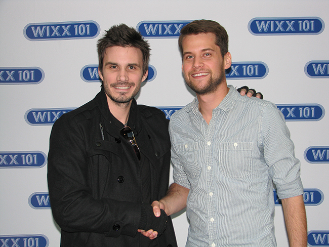 I guess the made-up fast...Jake Kelly with Matt Hires. Wait..which one is the famous musician??