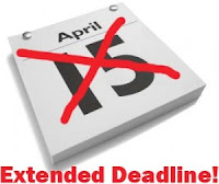 tax deadline extended tax deadline extended