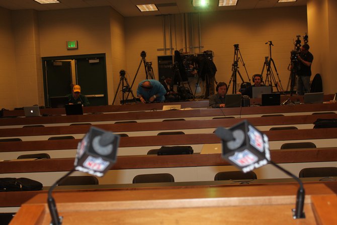 Early on now, but big news coming from this podium later in the draft