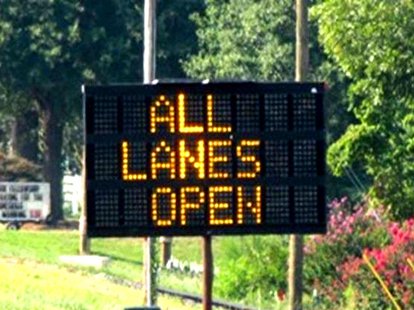 all lanes open all lanes open